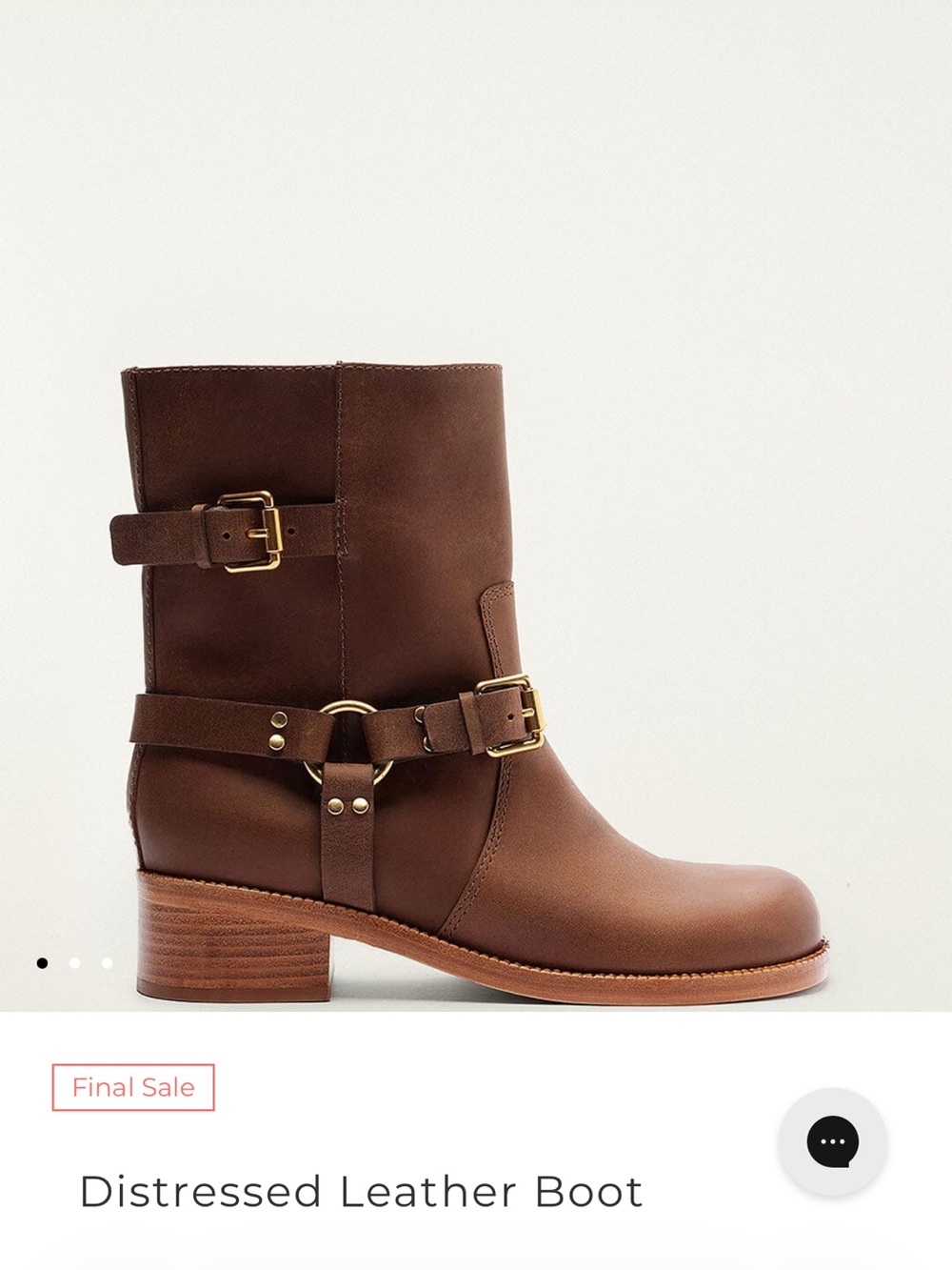 FARM RIO Distressed Leather Boot
